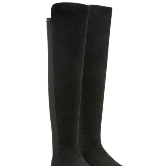 Stuart Weitzman 5050 Black Over the Knee Boots - Picture 7 of 13
